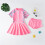(XXXXXXL, Pink) Conjunto de biquíni secagem rápida. 1