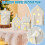 Witte keramische kerstdorpjes met ledverlichting (6 stuks) 8
