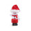 Animierte, trommelnde Schneemann-Dekoration, 17,3 cm 1