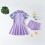 (XXXL, Purple) Conjunto de biquíni secagem rápida. 1