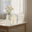 Witte keramische kerstdorpjes met ledverlichting (6 stuks) 4