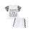 (18-24 Months, White) Σετ καλοκαιρινών σορτς σχέδιο σκακιέρας 1