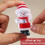 Animierte, trommelnde Schneemann-Dekoration, 17,3 cm 3
