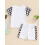 (12-18 Months, White) Σετ καλοκαιρινών σορτς σχέδιο σκακιέρας 5