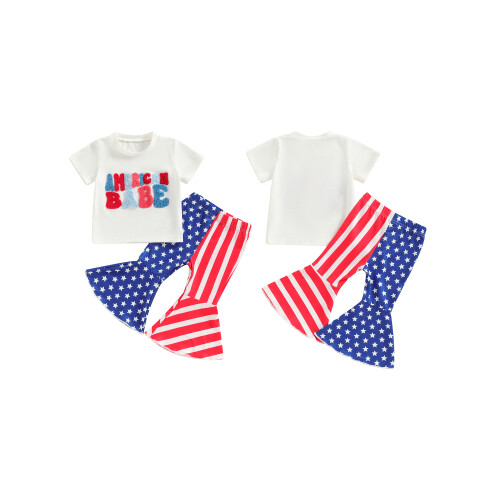 (0-6 Months, White) Conjunto de Bebê e Listras 1