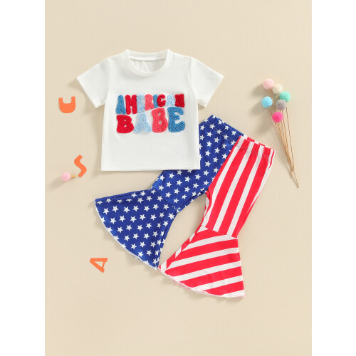 (6-12 Months, White) Conjunto de Bebê e Listras 2