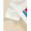 (0-6 Months, White) Conjunto de Bebê e Listras 4