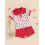 (6-12 Months, Red) Set pantaloni scurți 4 iulie 4