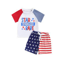(6-12 Months, Blue) Conjuntos de pantalones y rayas.
