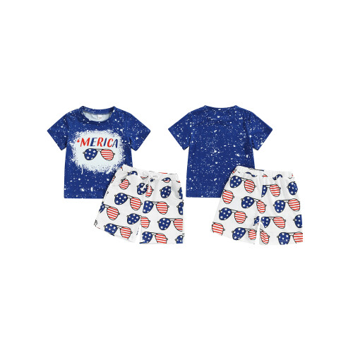 (12-18 Months, Blue) Oblečení pro chlapce letní sety 1