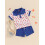 (18-24 Months, Blue) Set pantaloni scurți 4 iulie 4