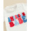 (0-6 Months, White) Conjunto de Bebê e Listras 3
