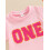 (12-18 Months, Pink) Pelele de cumpleaños de letras. 7