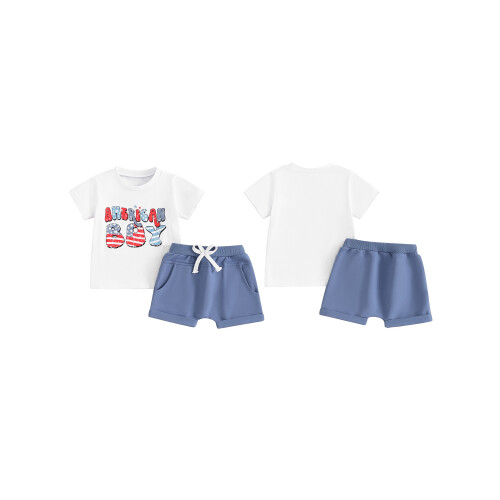 (18-24 Months, White) Σετ σορτς για με κορδόνι 1