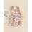 (5-6 Years, Beige) Παιδική φόρμα κοριτσιών κουμπιά, τσέπες. 4