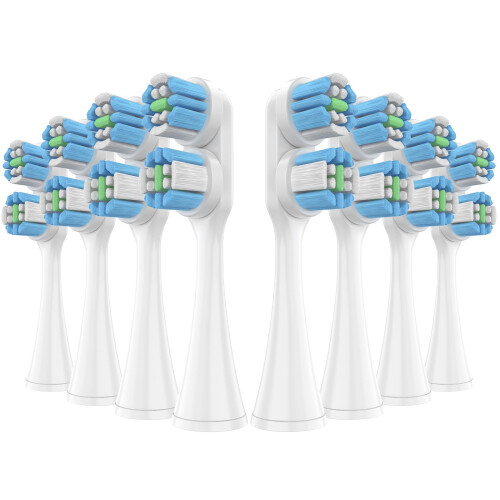 Replacement Heads 8Pack for Spinbrush Pro Clean, Effective Plaque Removal and Secure Snap Fit