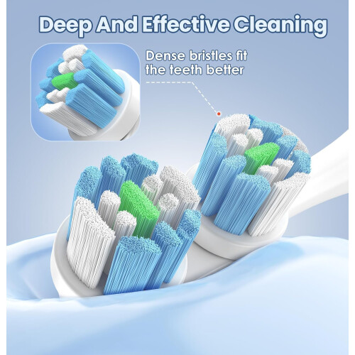 Replacement Heads 8Pack for Spinbrush Pro Clean, Effective Plaque Removal and Secure Snap Fit 2