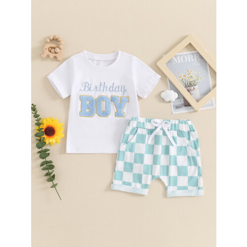 (18-24 Months, Blue) Conjunto de cumpleaños (2 piezas) 2