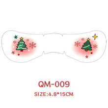 Pegatinas navideñas para la cara, ideales para fiestas infantiles. Fáciles de pegar y despegar. Seguras para la piel, con Papá Noel y renos.