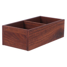 Boîte de rangement en bois pour sachets de thé et de sucre