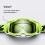 100% Strata2Goggles (Einheitsgröße, neongelbe/spiegelrosa Gläser) 4