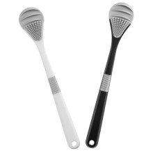Tongue Scraper and Cleaner Set for Adults, Ergonomic Grip, Easy Rinse, Travel Oral Care Kit