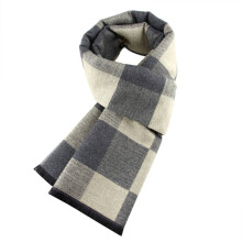 Cachecol masculino casual e estiloso para o inverno, grosso, quente e macio, estilo xale clássico, cachecol longo tipo manta, presente ideal para