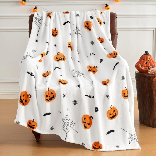 Halloween-flanellihuopa 60x80 tuumaa 2