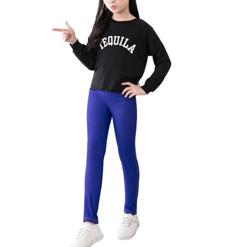 Τζιν για κορίτσια - Σκούρο μπλε τζιν τζιν Pull On Super Stretch Denim Skinny για κορίτσια 150cm/4.9ft 2