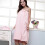 Serviette et gant de toilette en microfibre à imprimé uni, rose 1