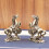 Brass Horse Statue Desktop Ornament 1.8in 4