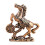 Brass Horse Statue Desktop Ornament 1.8in 2