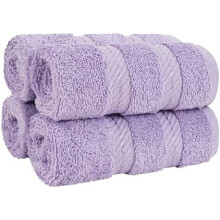 Gants de toilette de luxe pour la salle de bain, 600 g/m², 100 % coton, lot de 4 gants de toilette turcs, 33 x 33 cm, doux pour le corps et le