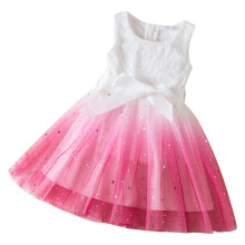 Robe d'été à bretelles et sequins pour fille de 3 à 8 ans, robe de princesse élégante pour anniversaire ou vacances d'enfants