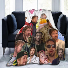 Couverture Ryan Gosling, linge de lit, couverture polaire douce, jeté de lit léger et antistatique - 3 tailles