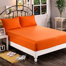 Drap-housse en microfibre, taille Queen, poche profonde de 40 cm (16 po).