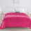 Flanell-Samtdecke 150 x 200 cm, dick, einfarbig, Polyester 2