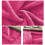 Flannel Throw Blanket Ultra Plush Solid Queen Size Hot Pink 5