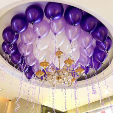 OUNONA100 pièces Ballons en latex lavande pour fête et ambiance décorative