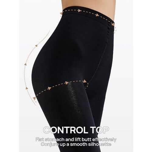 Damen-Strumpfhose, blickdicht, formend, 70 Denier, 2-6 Paar 1