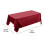 Red plastic tablecloth waterproof 72x54 inch 3