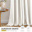Ivory Blackout Curtains 40x90in Pair 4
