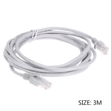 Cable Ethernet de alta velocidad para router, ordenador, con conector RJ-45, cable de red para router, módem, PS4/5, Xbox, videojuegos, color plata