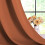 Πάνελ κουρτινών Burnt Orange Blackout (Σετ 2 τεμαχίων, 70x84 ίντσες) – Θερμομονωτικά, με 5