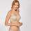 Strapless bh voor dames, ongevoerd, met beugel, minimizer, plus size, ondersteuning 4