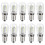 10 τεμάχια λαμπτήρας ψυγείου E12LED 1.5W AC230V αντικατάστασης για λάμπα οικιακής 1