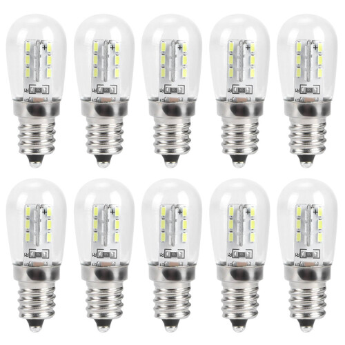10 τεμάχια λαμπτήρας ψυγείου E12LED 1.5W AC230V αντικατάστασης για λάμπα οικιακής
