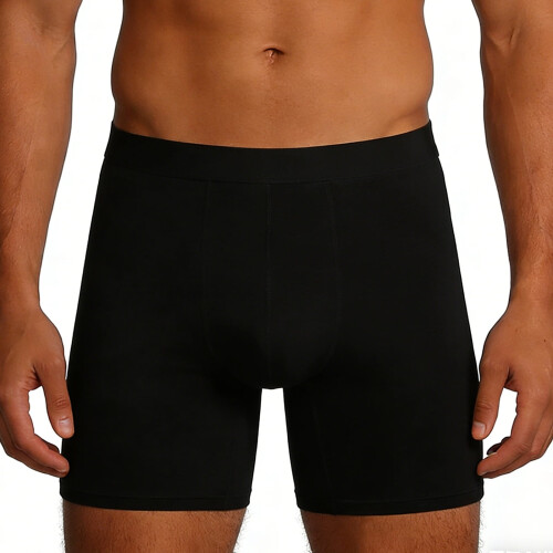 Slip boxer da uomo in microfibra elasticizzata, modello amaca, con tasca di supporto, comodi e morbidi. 1