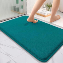 Tapete de Banho de Espuma Viscoelástica 91x61cm Extra Macio e Absorvente