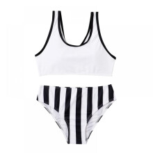 LOVEBAY Baby Mädchen Badeanzug Kleinkind Mädchen Zweiteiliger Badeanzug Neckholder-Oberteil Bikinihose Schnelltrocknender Badeanzug 11-12 Jahre